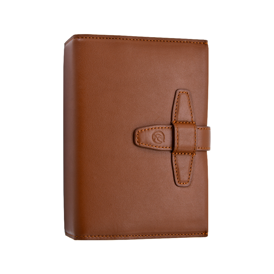 Brown Goldfinch Diplomatic Pouch Cannabis Carrying Case