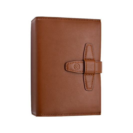 Brown Goldfinch Diplomatic Pouch Cannabis Carrying Case