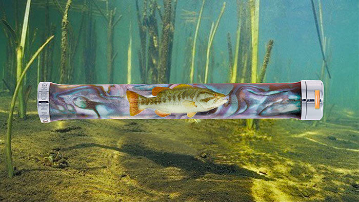 Voyager Rip Tide Large Mouth Bass luxury cannabis joint storage tube Holiday fishing gift